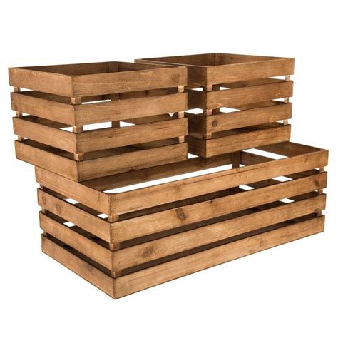 Hobby Lobby wooden crate boxes